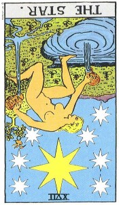 The Star Reversed--Rider-Waite tarot