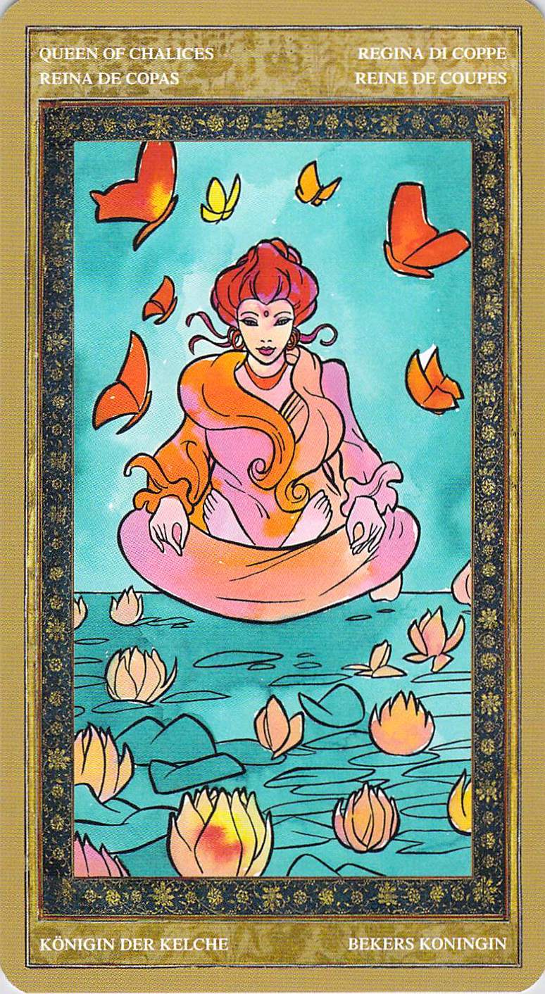Queen of Chalices--Yoga Tarot