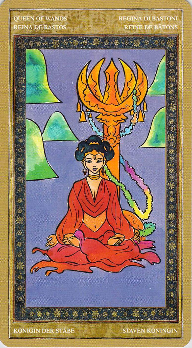 Queen of Wands--Yoga Tarot