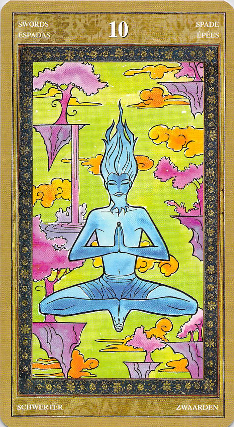Ten of Swords--Yoga Tarot