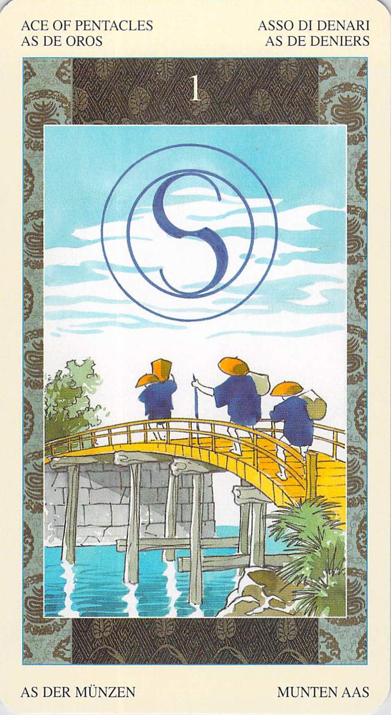Ace of Pentacles--Samurai Tarot