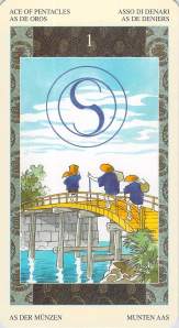 Ace of Pentacles--Samurai Tarot