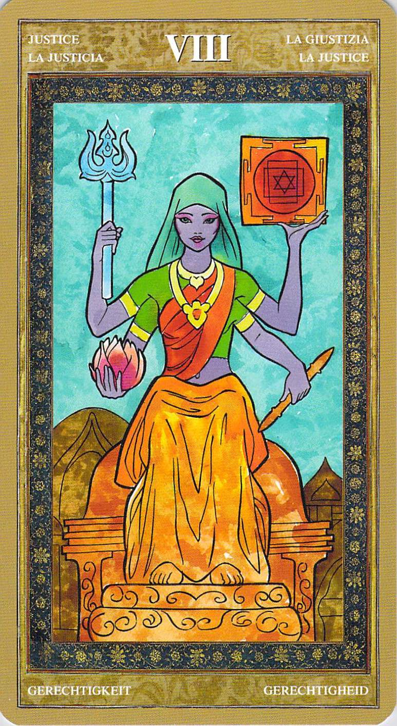 Justice--Yoga Tarot