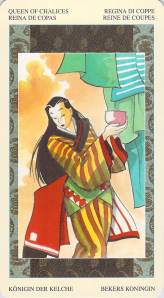 Queen of Chalices--Samurai Tarot