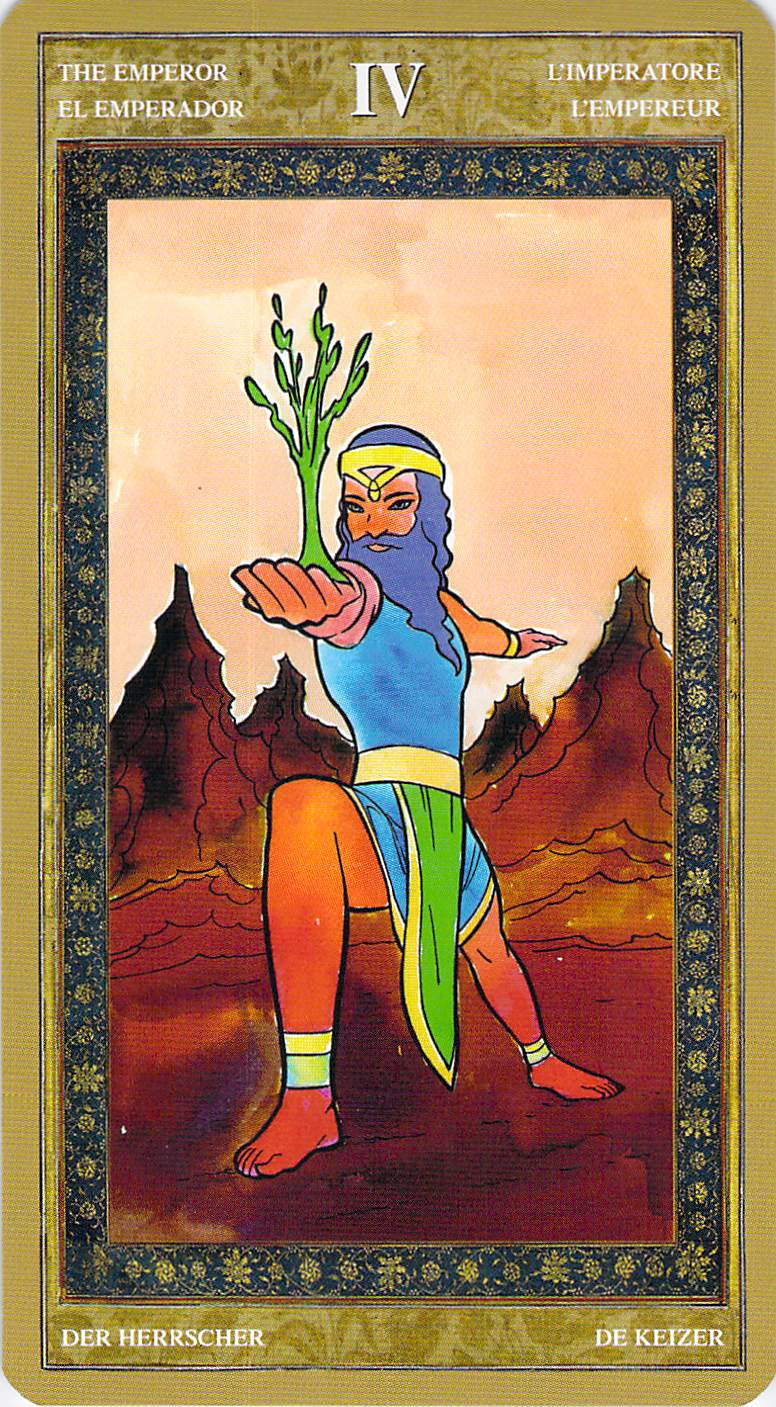 The Emperor--Yoga Tarot