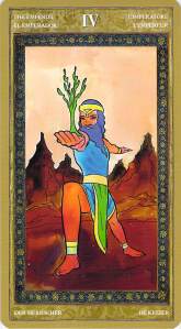 The Emperor--Yoga Tarot