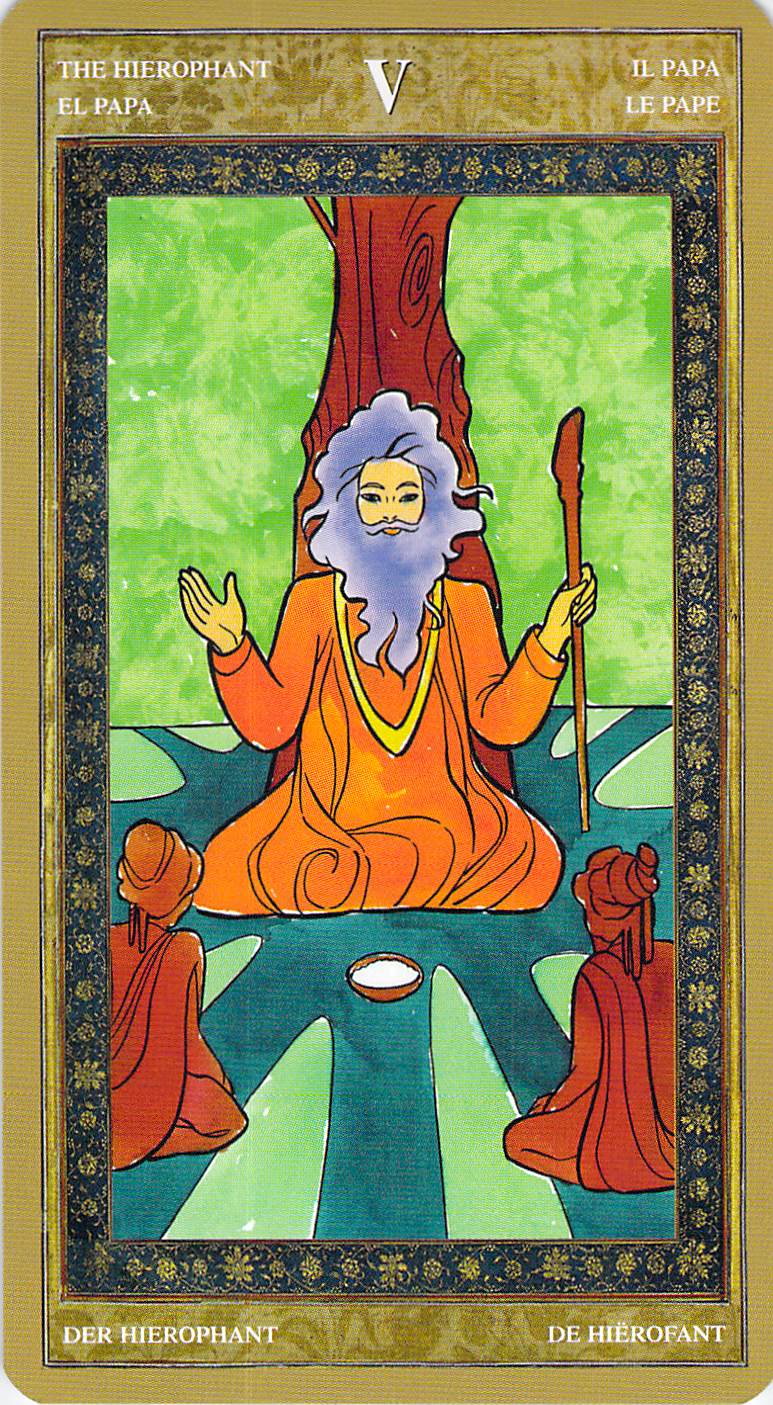 The Hierophant--Yoga Tarot