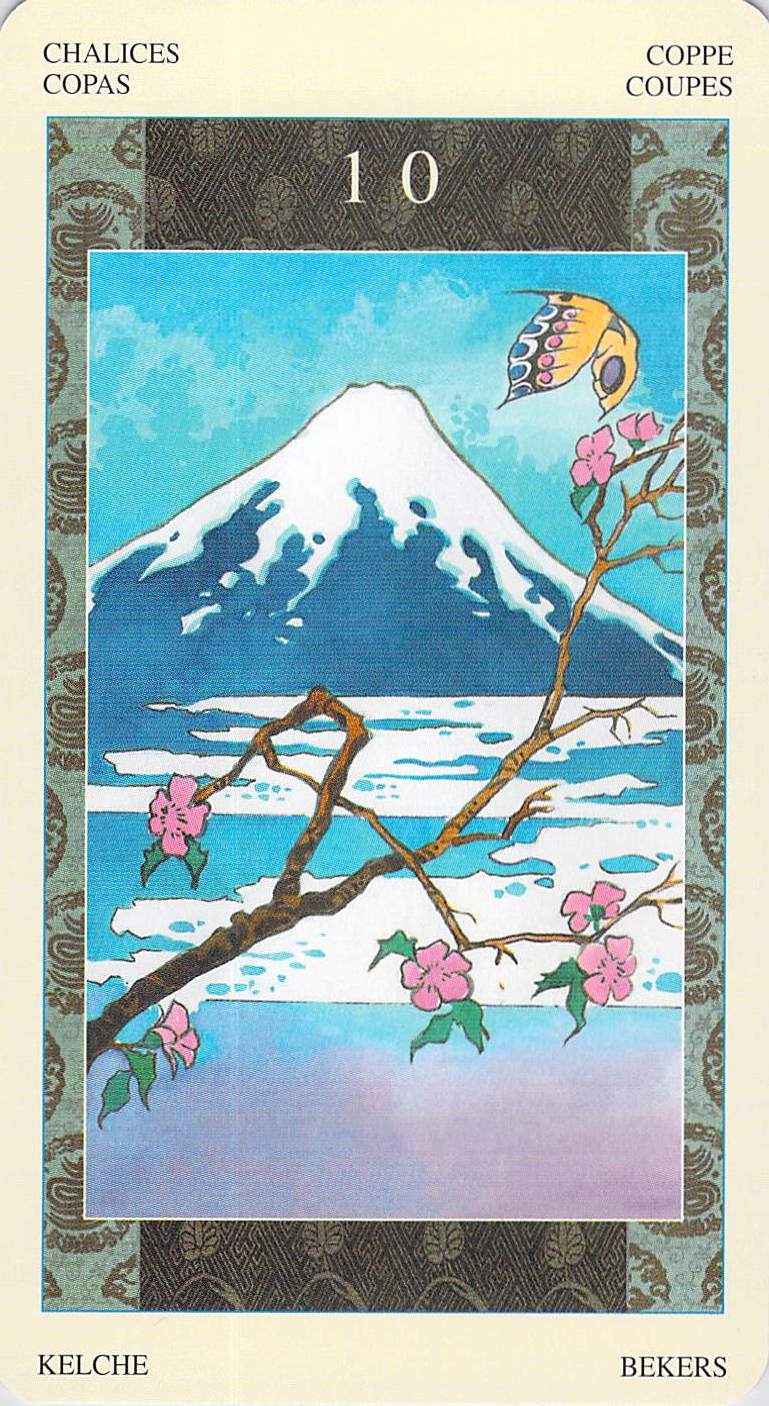 Ten of Cups--Samurai Tarot