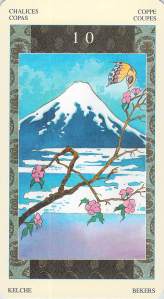 Ten of Cups--Samurai Tarot