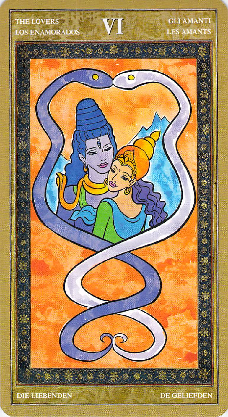 The Lovers--Yoga Tarot