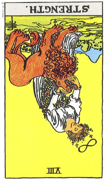 Strength reversed--Rider-Waite