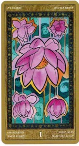 Ace of Chalices reversed--Yoga Tarot