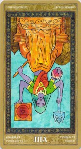 Justice reversed--Yoga Tarot