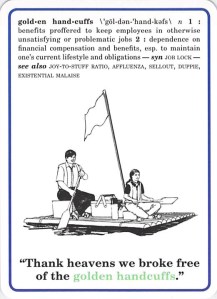 Golden Handcuffs -- Corporate Flash Cards