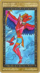 Knight of Swords -- Yoga Tarot