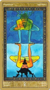 Five of Swords reversed -- Yoga Tarot