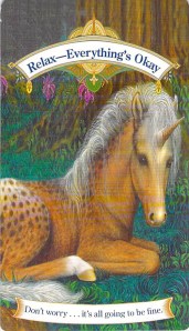 Relax, Everything's Okay, Magical Unicorn Oracle Cards
