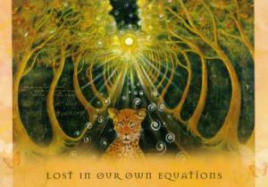 Lost in Our Own Equations, from Toni Carmine Salerno's Universal Wisdom deck