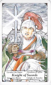 Knight of Swords, from Tarot to Go