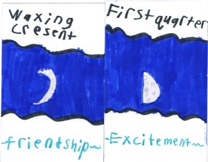 friendship, excitement, moon, Sally