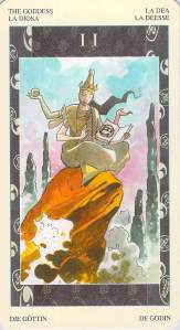 The Goddess -- Samurai Tarot