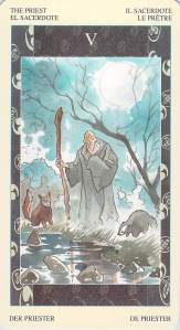 The Priest, from the Samurai Tarot