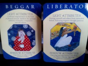 Beggar and Liberator, from Caroline Myss' Archetype Cards