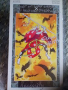 The Eight of Wands: Tengu spirits