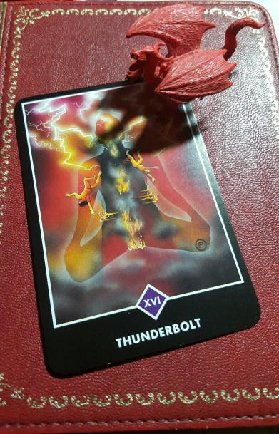 Thunderbolt, the Tower, Osho Zen Tarot